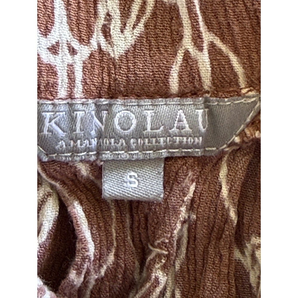 Kinolau manaola collection wide leg pants lei print Hawaii lole - Picture 6 of 7